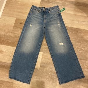 Gap High Rise Wide Leg Girls Jeans